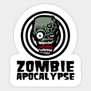 Zombie Apocalypse Sticker